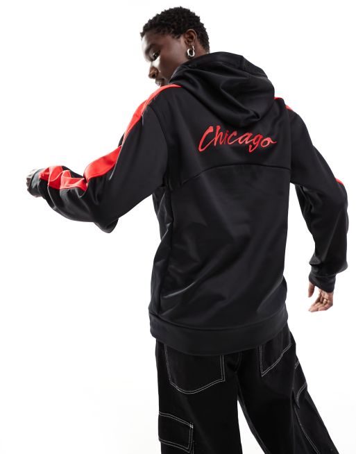 Nike Basketball NBA Unisex Chicago Bulls hoodie in black ASOS