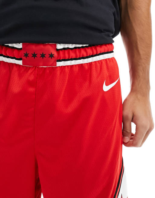 Nike Basketball NBA Unisex Chicago Bulls swingman shorts in red ASOS
