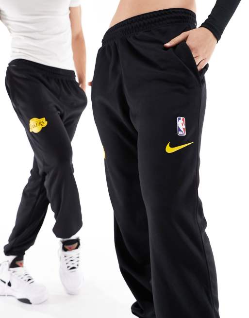 Nike Basketball NBA Unisex LA Lakers joggers in black