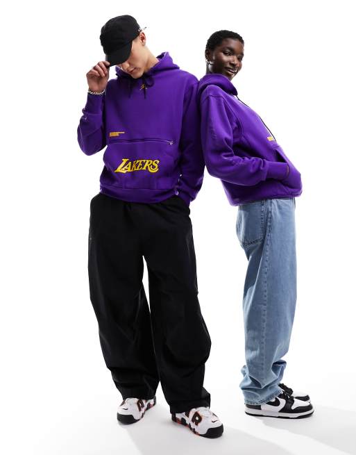 La lakers hoodie purple cheap