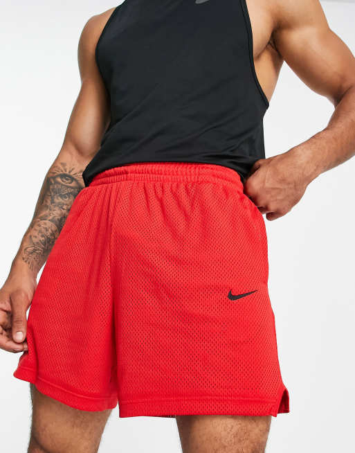 nike dri-fit open hole mesh 6 shorts