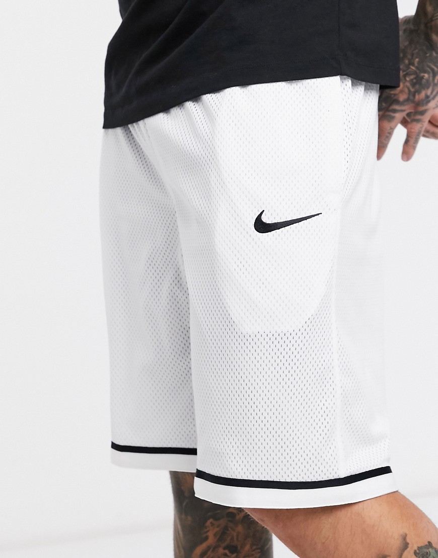 Nike Basketball - Pantaloncini bianchi-Bianco