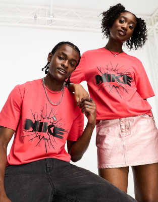 Nike Basketball Nike Basketball Seasonal Experience unisex Dri-Fit t-shirt in red