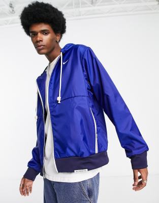 Nike Basketball Seasonal Exploration Standard Issue Therma-FIT full zip hoodie in blue - ASOS Price Checker