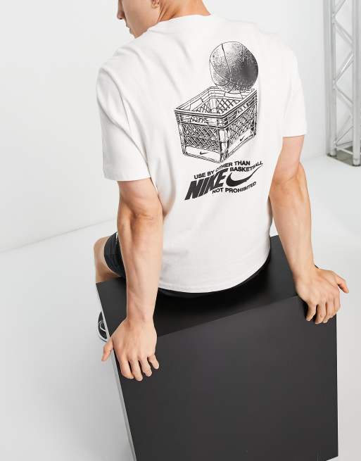 Nike Basketball Seasonal graphic t shirt in white