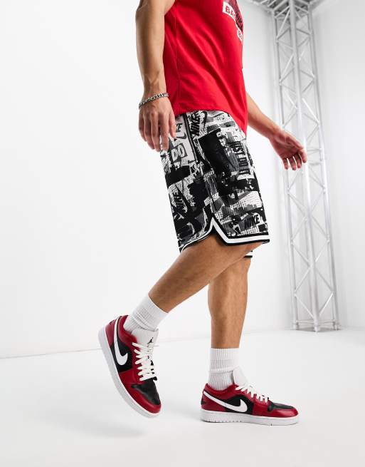 Nike Basketball Short en tissu DriFIT à imprimé Gris ASOS