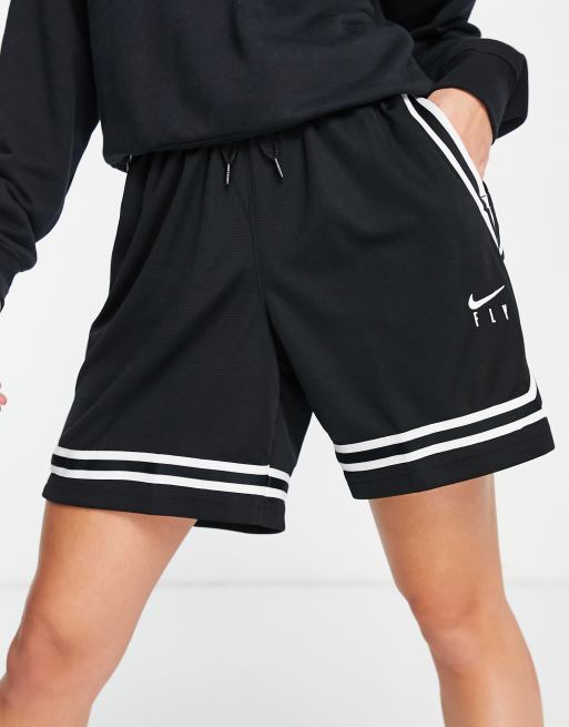 Nike Basketball - Shorts met gulp en gekruiste bies in zwart, 3 van 4