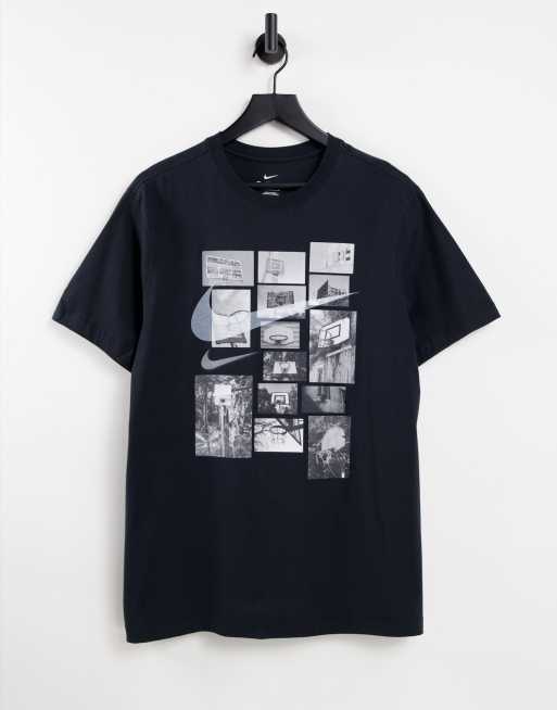 Nike Basketball - Sort T-shirt med grafik