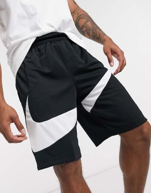 Nike Basketball - Sorte shorts med swoosh-logo , 3 af 4