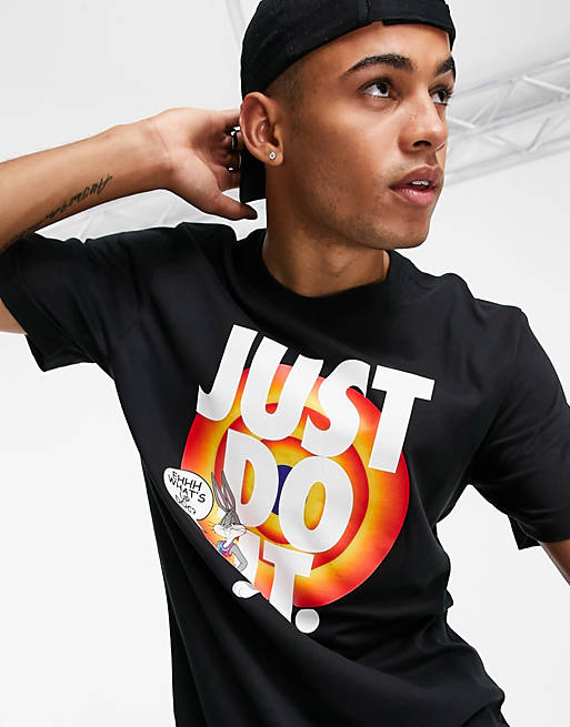 T-Shirts & Vests Nike Basketball Space Jam t-shirt in black 