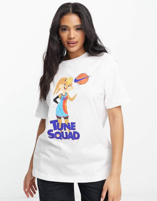 Nike Basketball Space Jam t shirt in white ASOS