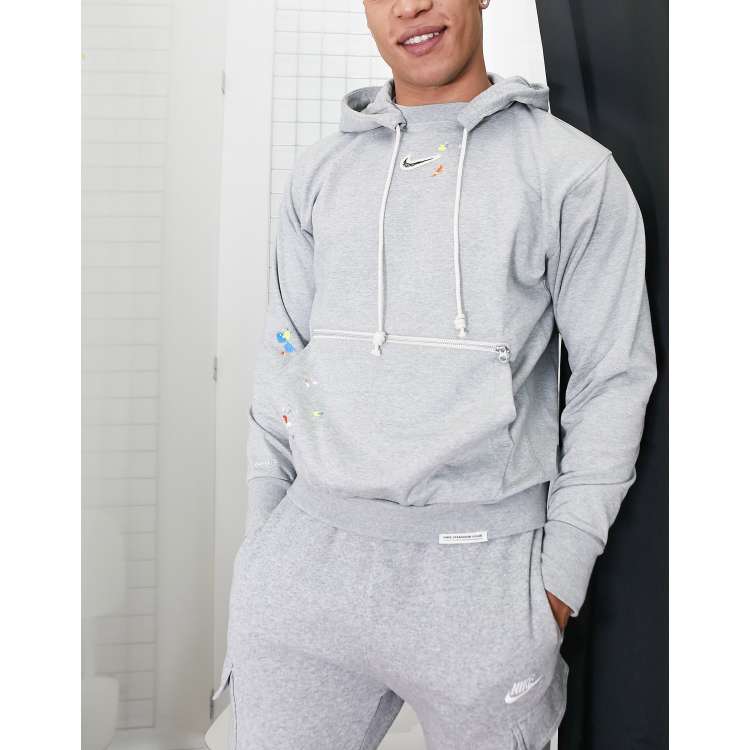 hoodie in gray Nike | Pack Splatter Basketball ASOS heather