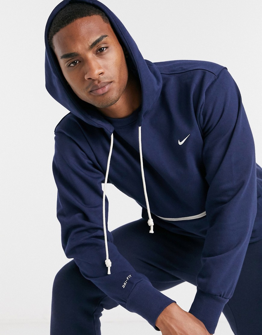 Nike Basketball - Standard Issue - Hoodie in marineblauw