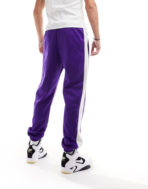 Mens purple nike store joggers