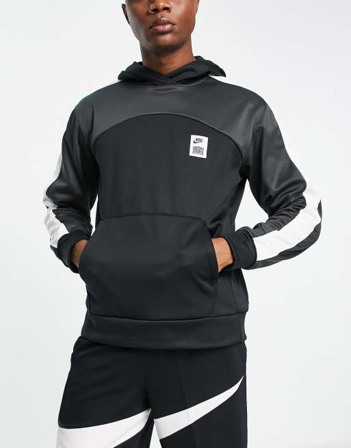 Nike Basketball - Starting 5 Therma-FIT - Sort hættetrøje