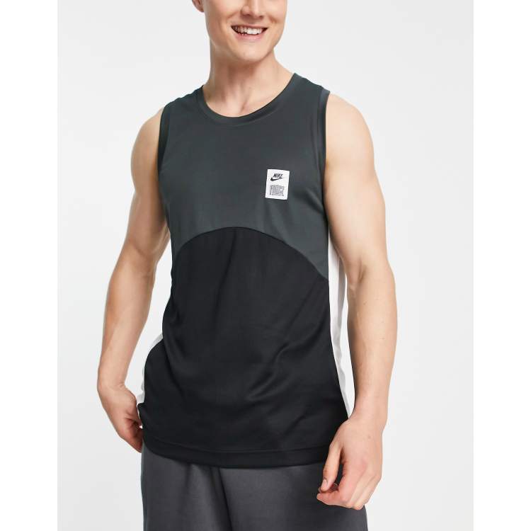 Nike Basketball Starting Five Dri FIT jersey vest in black ASOS