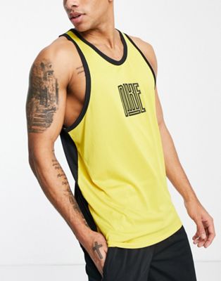 T-shirts et débardeurs Nike Basketball - Starting Five - Maillot en jersey - Jaune