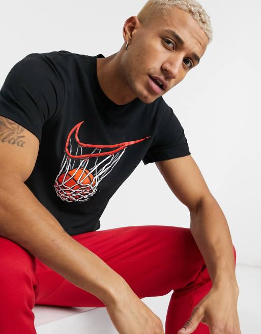 swoosh hoop tee