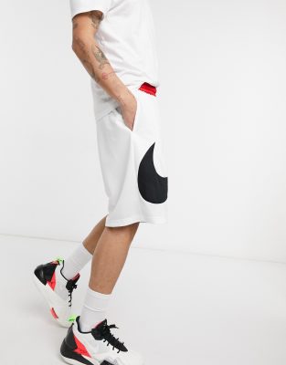 white nike shorts asos