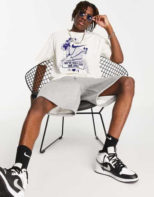 Nike Basketball t-shirt in off white - WHITE | ASOS