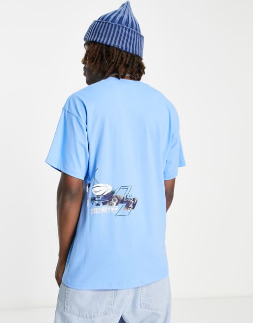 University blue cheap t shirt