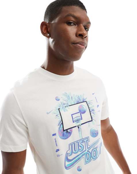 Nike Basketball - T-shirt in wit - view 1