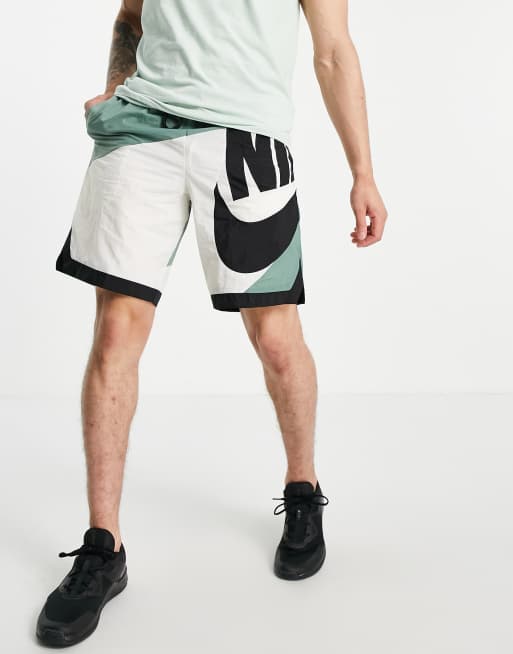 Nike throwback best sale shorts green