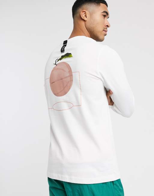 white nike basketball sleeve