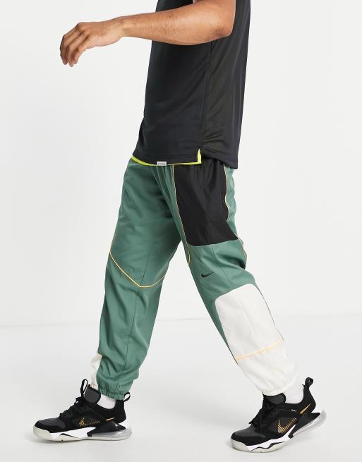 Nike Throwback Mens Woven Tracksuit Basketball Pants Green AV6652-396 –  Shoe Palace