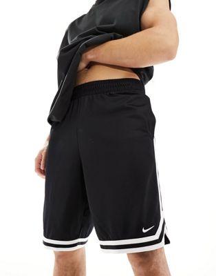 Nike Basketball Unisex DNA 10inch shorts in black