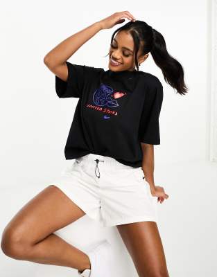 Nike Basketball USA t-shirt in black | ASOS