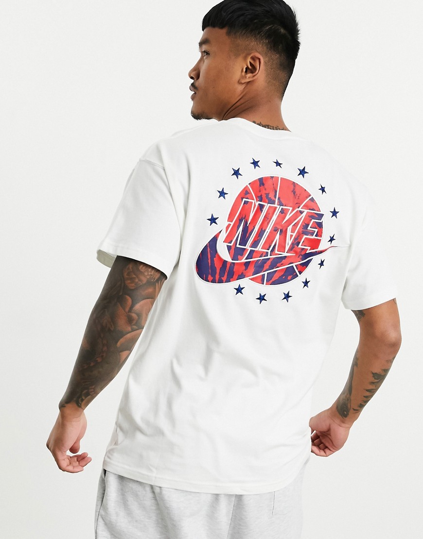 Nike Basketball – Vit dream team west t-shirt med logga