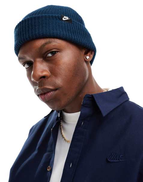 Nike beanie in navy - view 1