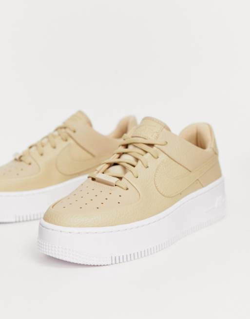 Nike air force outlet 1 sage beige