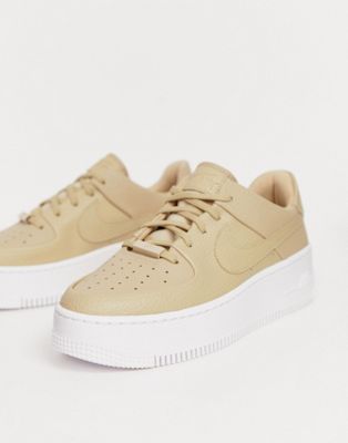 beige air force 1 low premium trainers