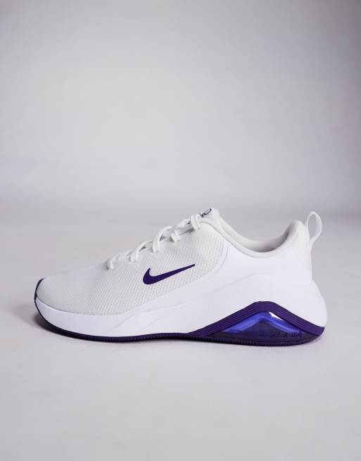 Nike Bella 7 sneakers in white & purple, 2 of 5
