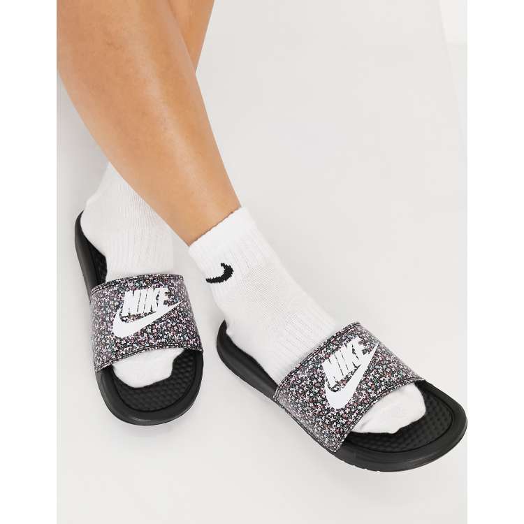 Nike Benassi Claquettes Noir ASOS