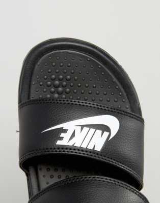 nike benassi duo flat sandals