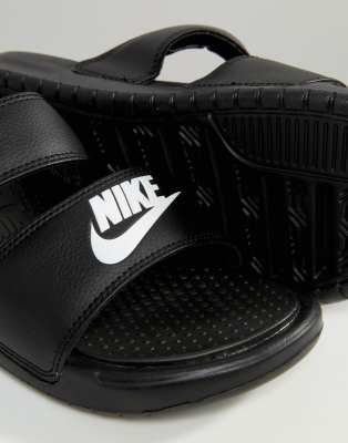 nike benassi duo flat sandals