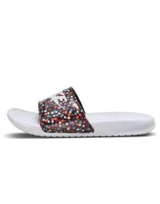 nike benassi floral print