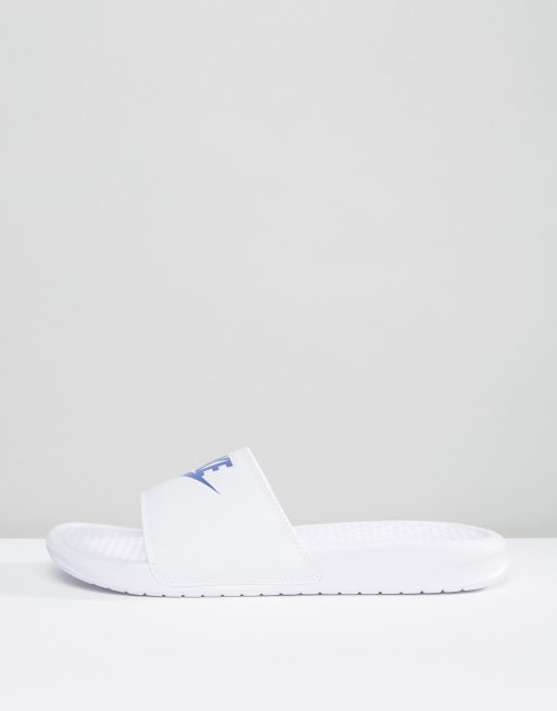 Nike Benassi JDI Slider bianche 343880 102 ASOS