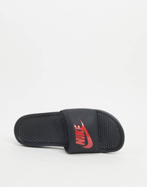 Asos nike benassi best sale