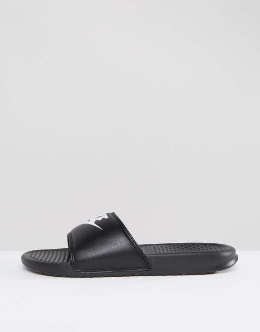 Nike Benassi jdi sliders in black ASOS