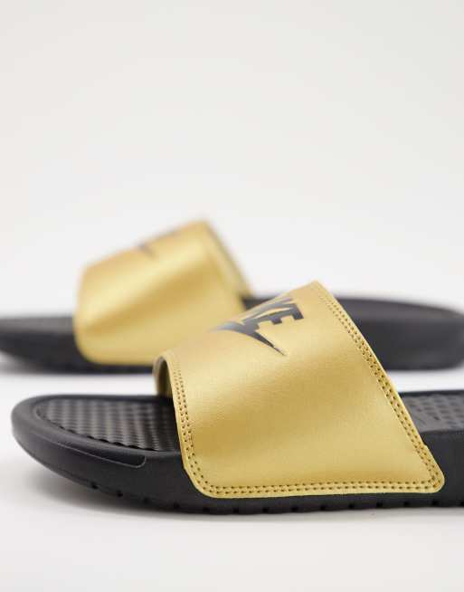 Nike benassi online metallic