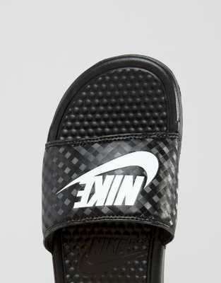 nike black sliders womens