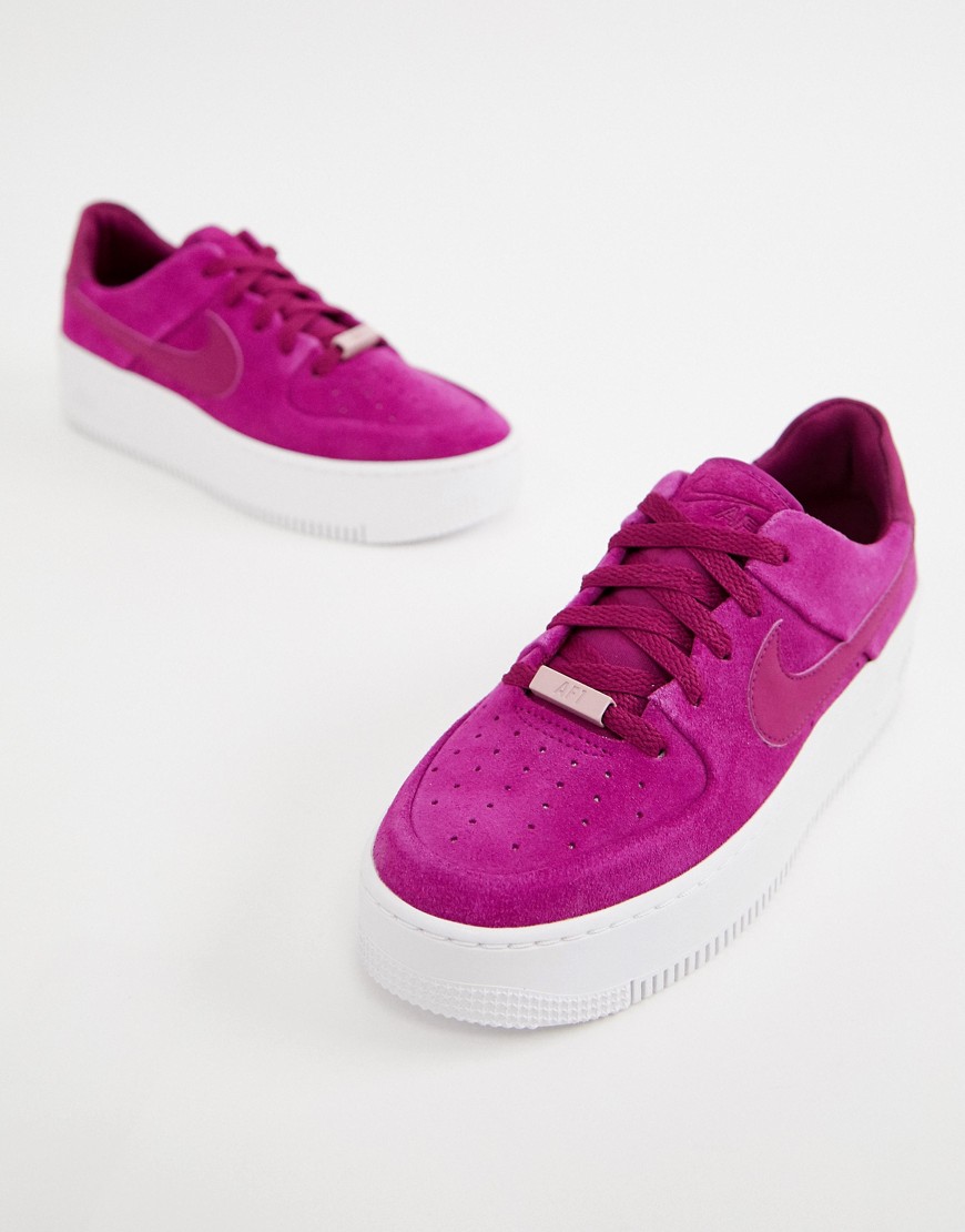 Nike Berry Air Force 1 Sage trainers-Purple