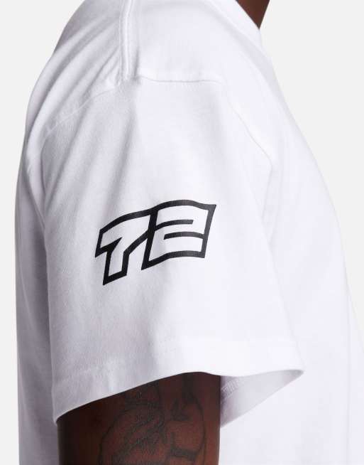 Nike – Biały T-shirt z logo Swoosh na środku, 2 z 4