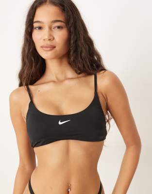 Nike - Bikini avec haut brassière - Noir