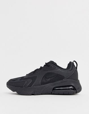 Nike black Air Max 200 sneakers | ASOS