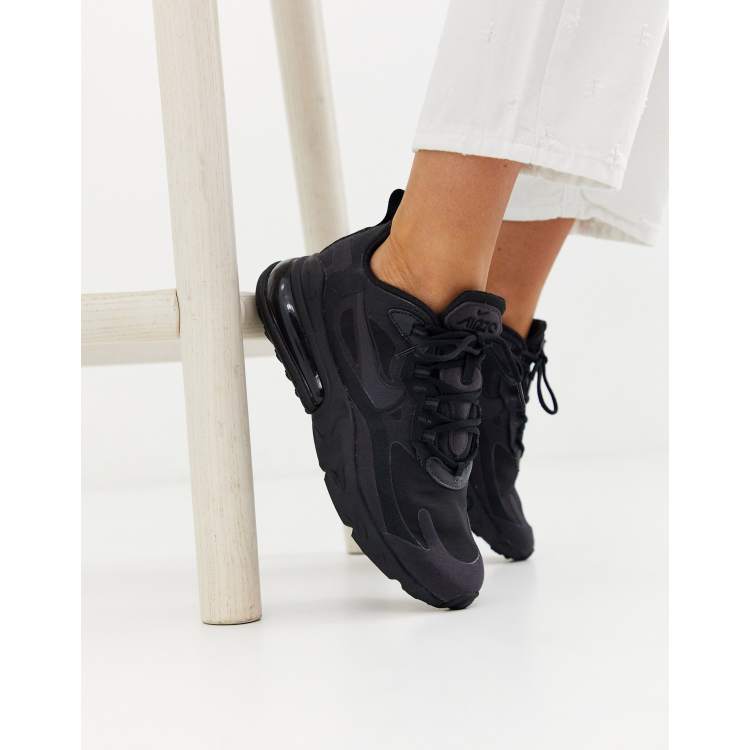 Nike black Air Max 270 React trainers ASOS